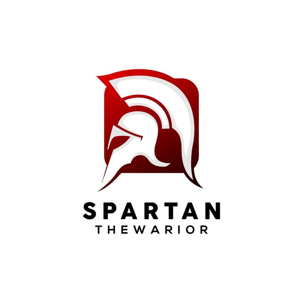 spartansk logotyp design vektor