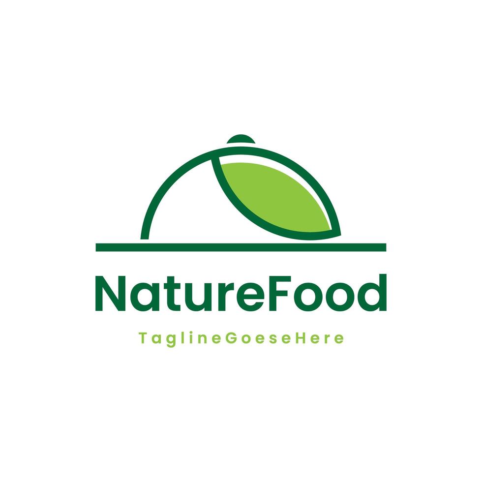 natur mat logotyp design vektor