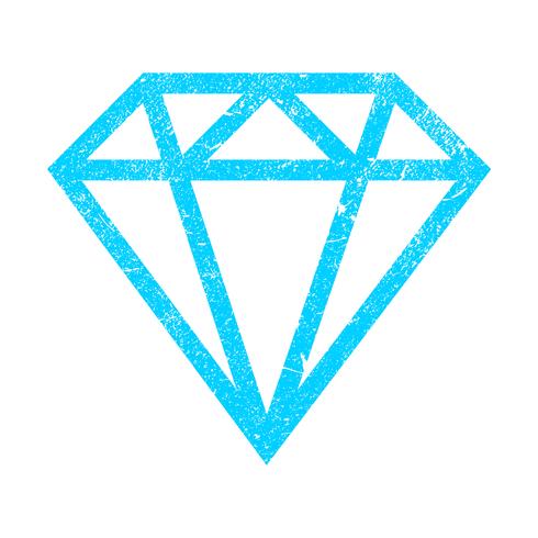 Diamantvektor logo vektor