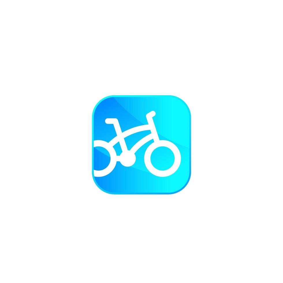 cykel, cykel vektor ikon för appar