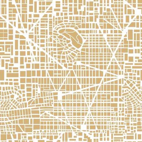 Sömlös karta stadsplan vektor