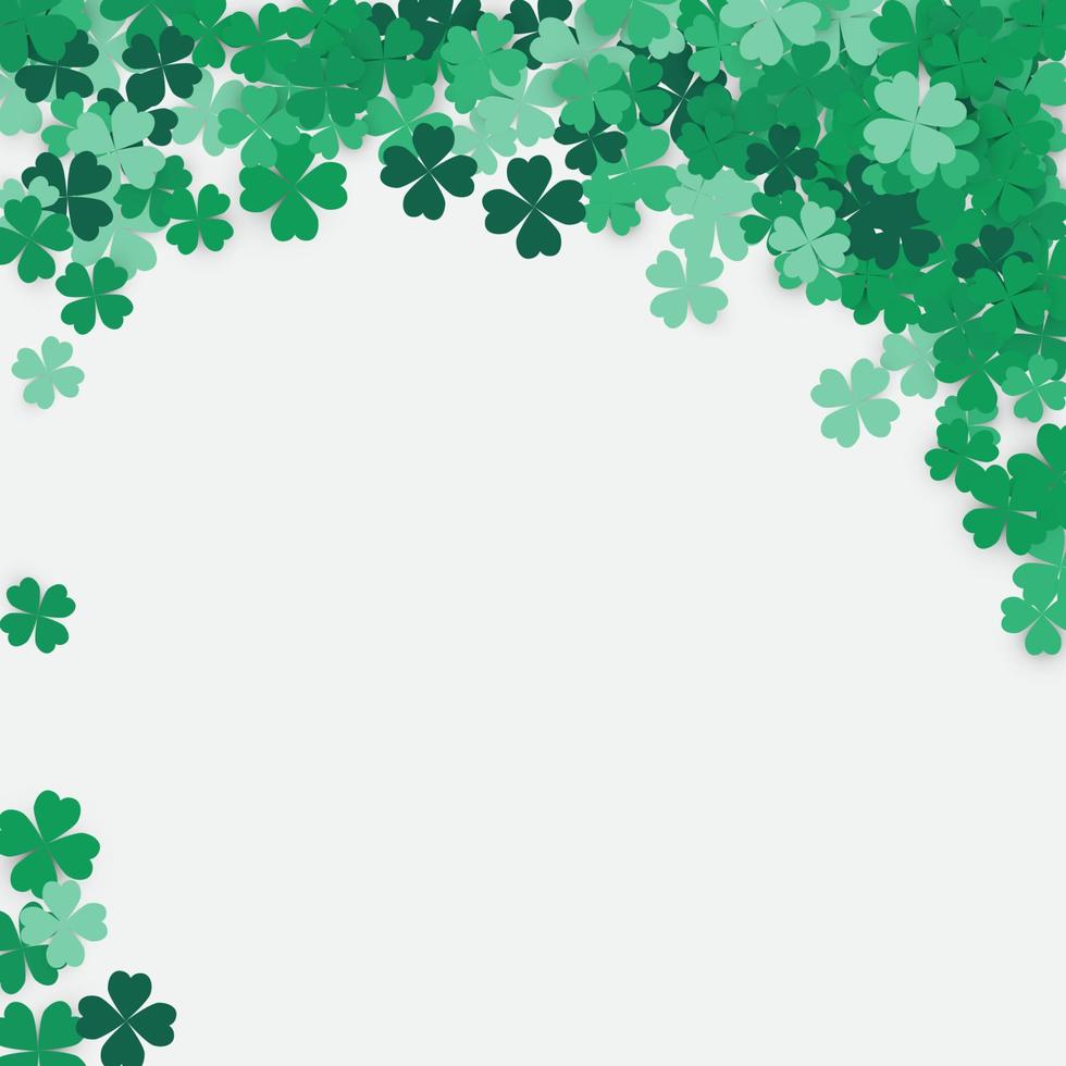 Happy St. Patrick's Day Hintergrund vektor