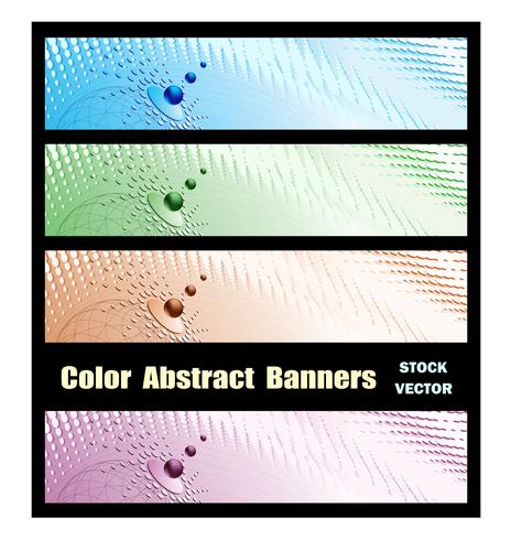Abstrakta banderoller vektor