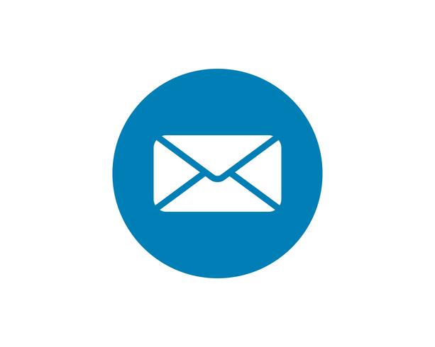 Kuvert Mail Icon Vector Illustration