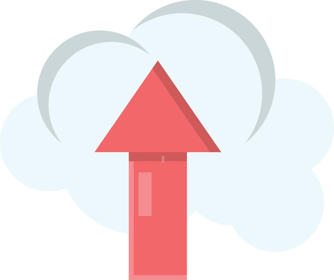 Cloud-Vektor-Illustration auf einem Hintergrund. Premium-Qualitätssymbole. Vektorlinie flaches Symbol für Konzept oder Grafikdesign. vektor