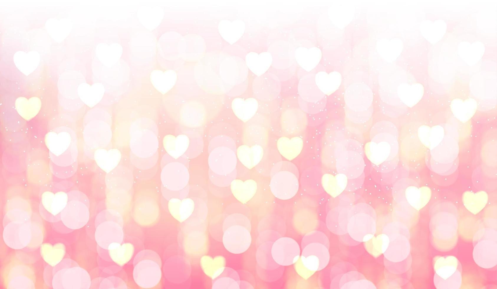 valentine hintergrund mit herzen hellrosa hintergrund für einen glücklichen valentinstag. Vektordesign vektor