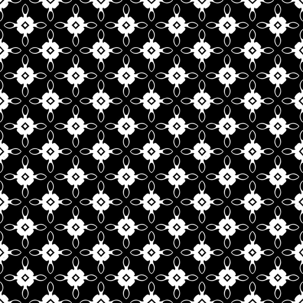 svart och vit ytmönsterstruktur. bw dekorativ grafisk design. mosaikprydnader. mönster mall. vektor