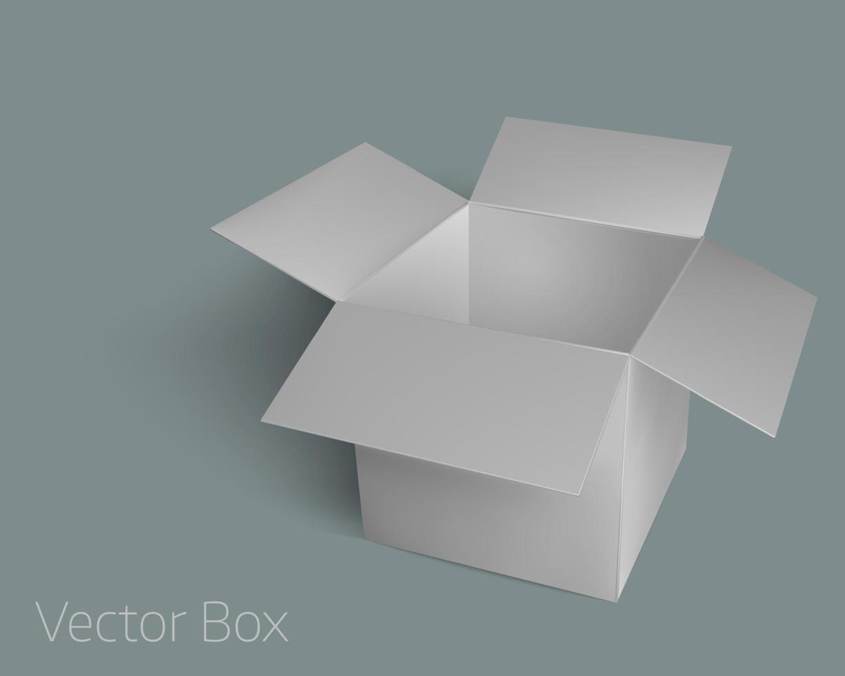 Box-Vektor-Illustration vektor