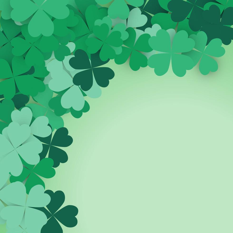 Happy St. Patrick's Day Hintergrund vektor