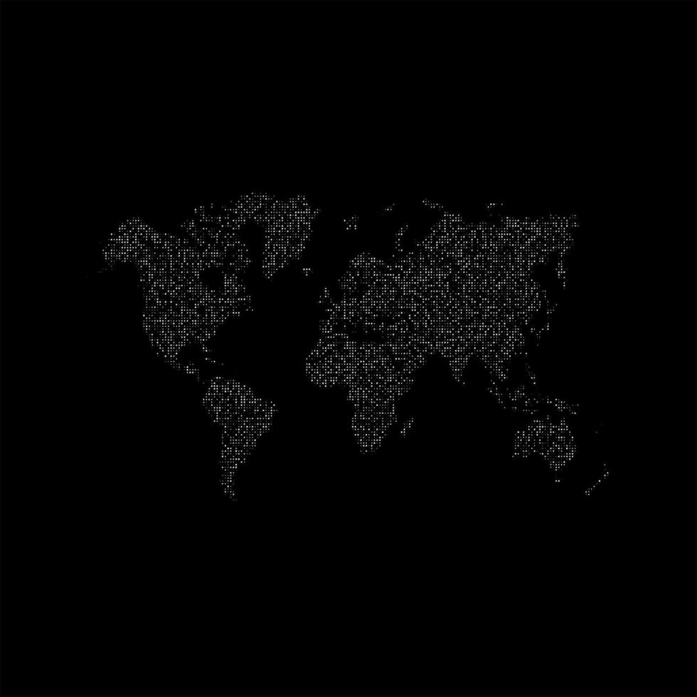 svart världskarta affärslogotyp design vektor