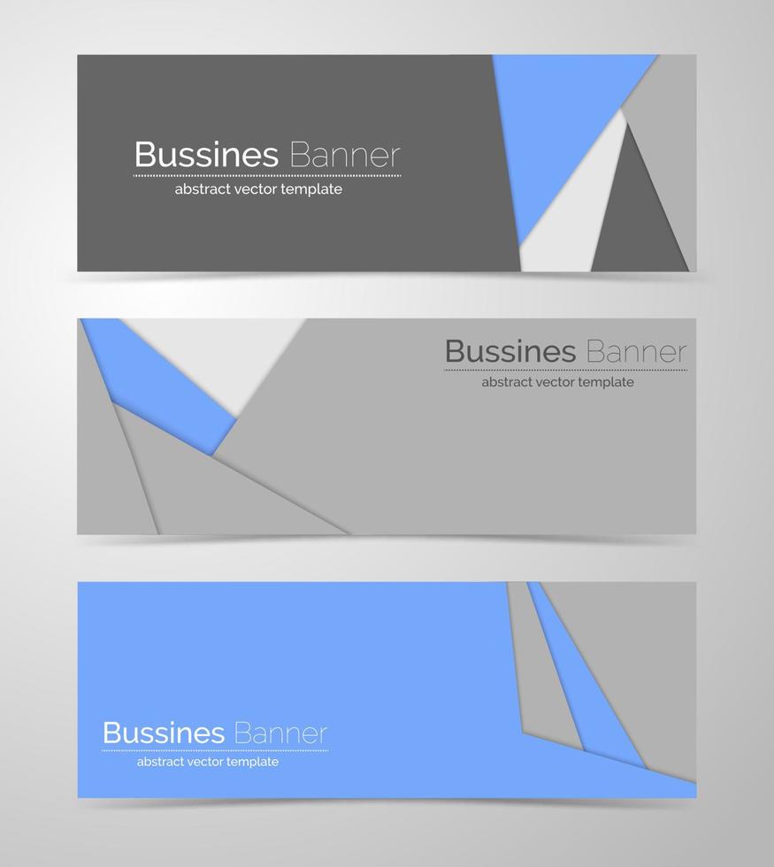 abstrakte Corporate Business Banner-Vorlage vektor