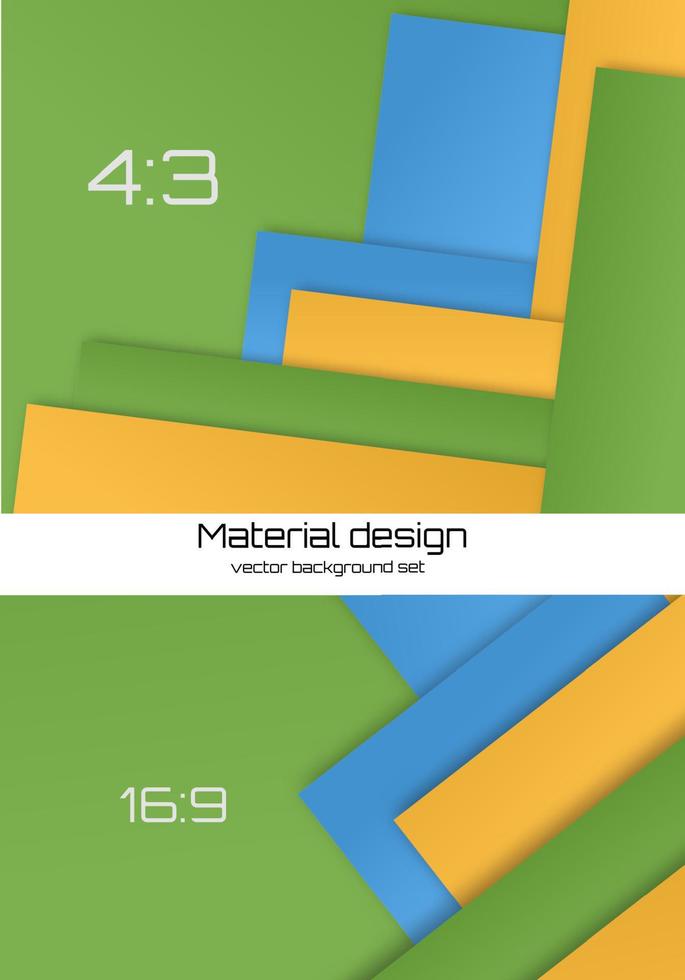 ovanlig modern materialdesign. vektor