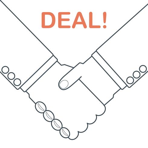 Handshake-Deal vektor