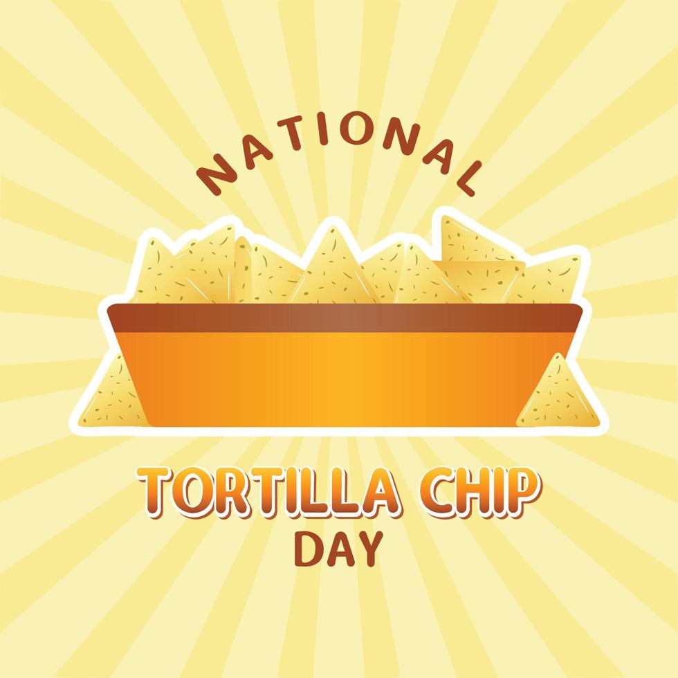 nationella tortilla dag vektor illustration