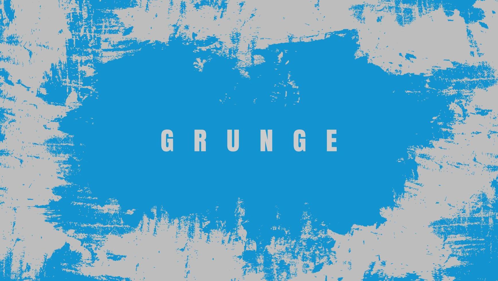 Grunge-Texturdesign des abstrakten Vintagen blauen Rahmens der Wand im weißen Hintergrund vektor