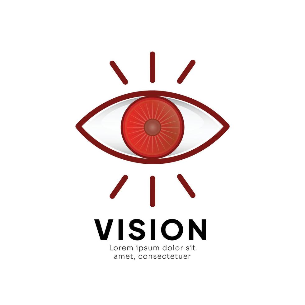 Vision-Vektor-Icon-Design eps 10 vektor