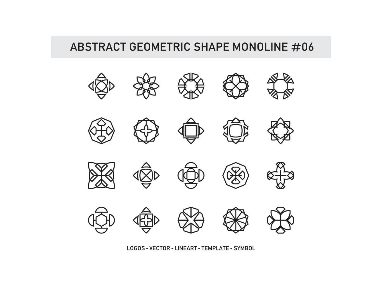 abstrakt geometrisk form monoline kakel design keramik gratis pro vektor