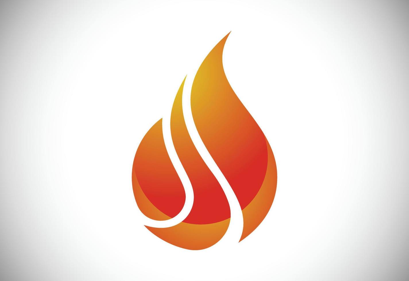flamma logotyp design. brand ikon, olje- och gasindustrin symbol isolerad på vit bakgrund vektor