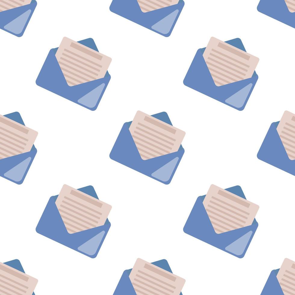 nahtloses Muster per E-Mail. E-Mail-Symbol-Hintergrundbild. geschäftlicher Hintergrund vektor