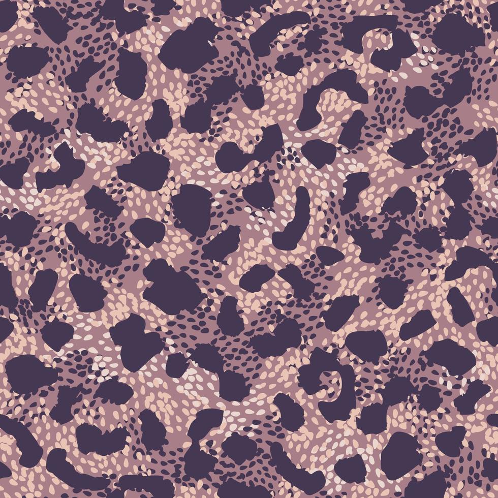 trendige leopardenhaut nahtlose muster textur wiederholen. abstrakte Tierfelltapete. vektor