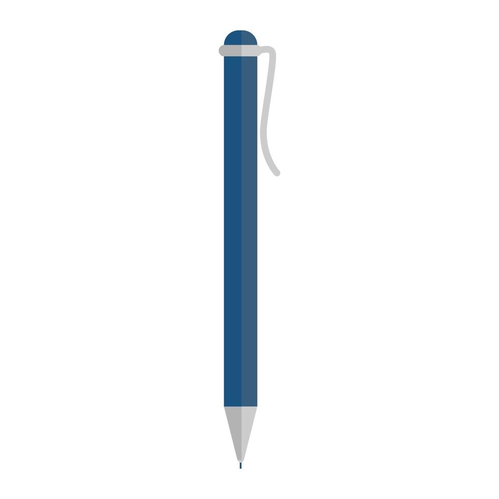 Kugelschreiber-Symbol. Bleistift isoliert. Vektorstift. vektor