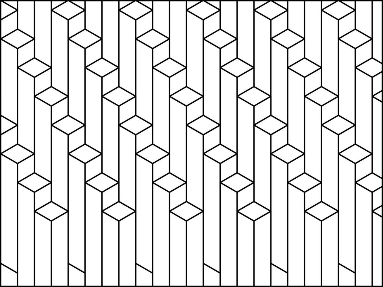 vektor geometriska linjer mönster. abstrakt randig prydnad. enkla geometriska svarta och vita ränder, sicksackformer. snygg grafisk linjär bakgrund. upprepa design för dekor, tryck, textil,