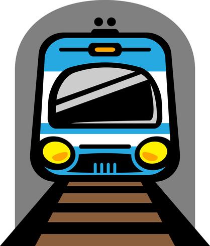 Subway Train Light Rail Bil vektor ikon