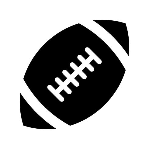 American Football-Vektor-Symbol vektor