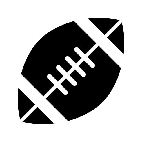 American Football-Vektor-Symbol vektor