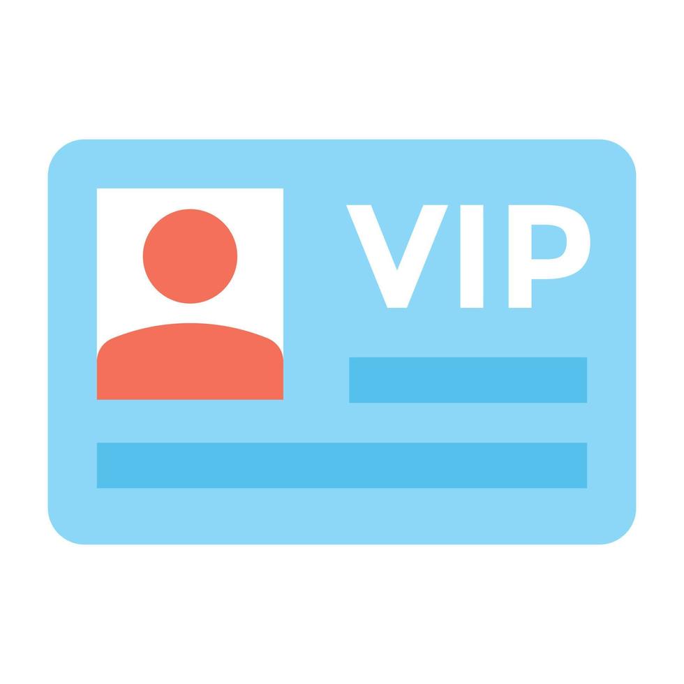 VIP-Pass-Konzepte vektor