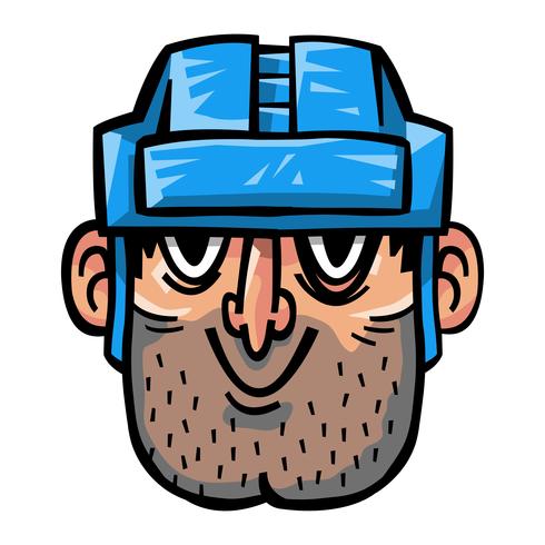 Hockey Player vektor illustration