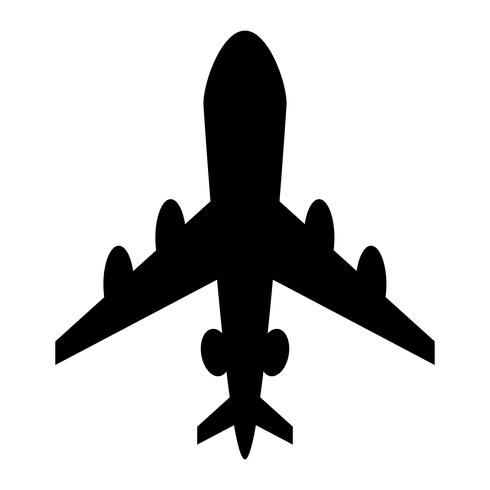 Flugzeug fliegen Vektor Icon