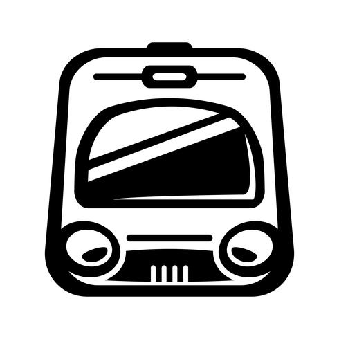 U-Bahn Light Rail Car Vektor Icon