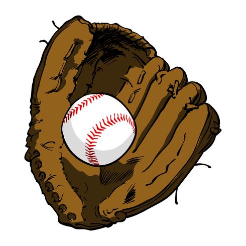 Baseballhandschuh vektor