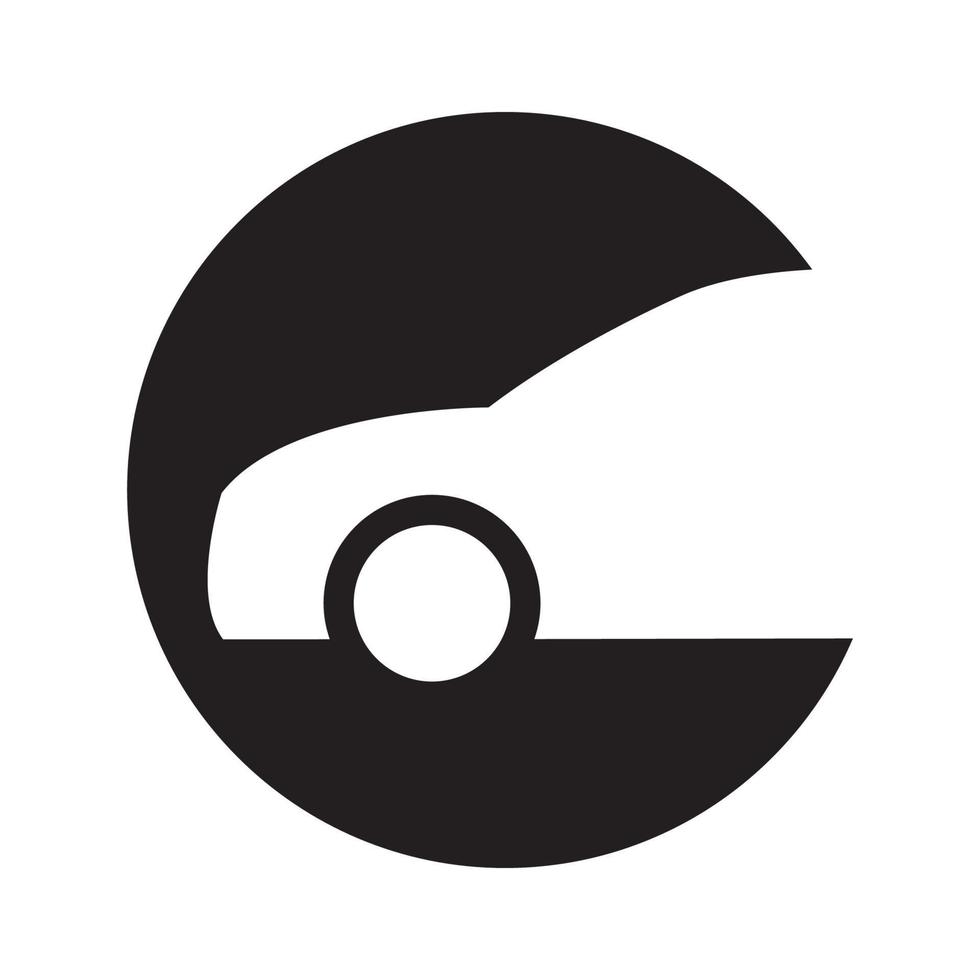 Buchstabe c für Auto modernes Logo Symbol Symbol Vektorgrafik Design vektor