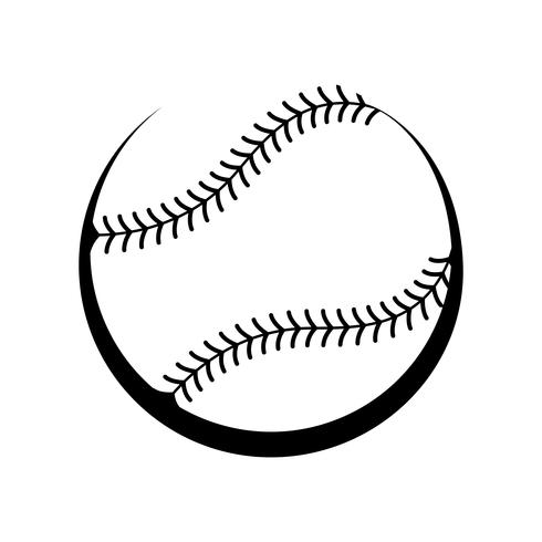 Baseball-Vektor-Symbol vektor