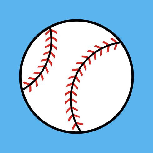 Baseball-Vektor-Symbol vektor