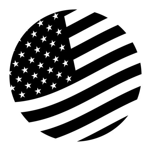 Amerikanska flaggor vektor