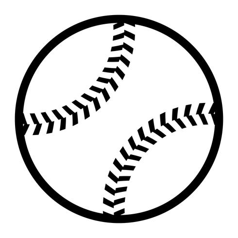 Baseball-Vektor-Symbol vektor