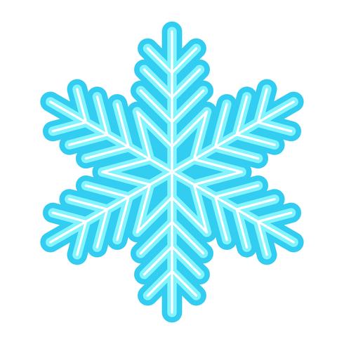 Schneeflocke Vektor Icon