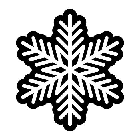 Schneeflocke Vektor Icon