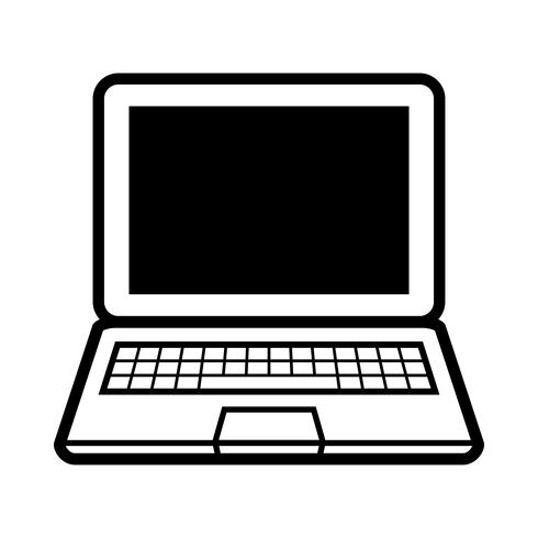 Laptop-Computer Vektor Icon