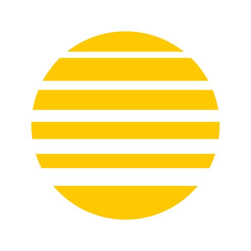 Sun-Symbol vektor