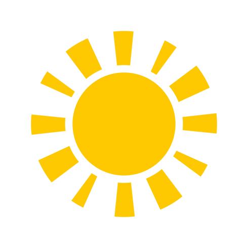 Sun-Symbol vektor