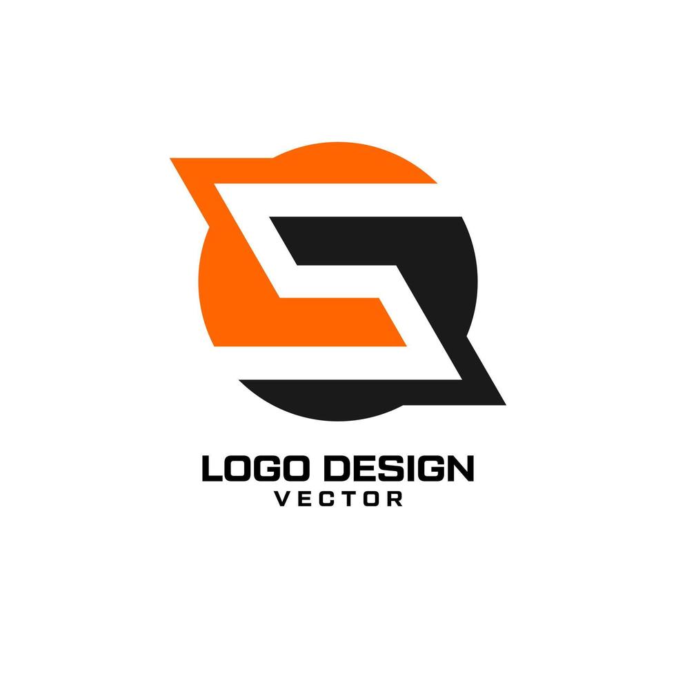 kreativ s symbol logotyp design vektor