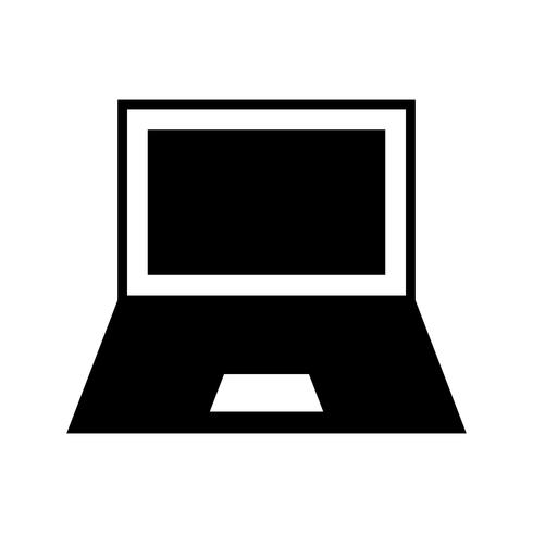 Bärbar dator vektor ikon