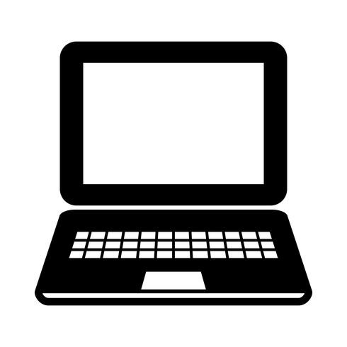 Laptop-Computer Vektor Icon