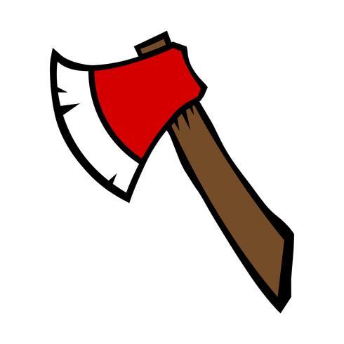 Axe Chop Vektor Icon