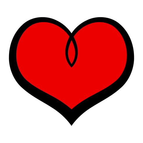 Hjärta Romantisk Kärlek grafisk vektor