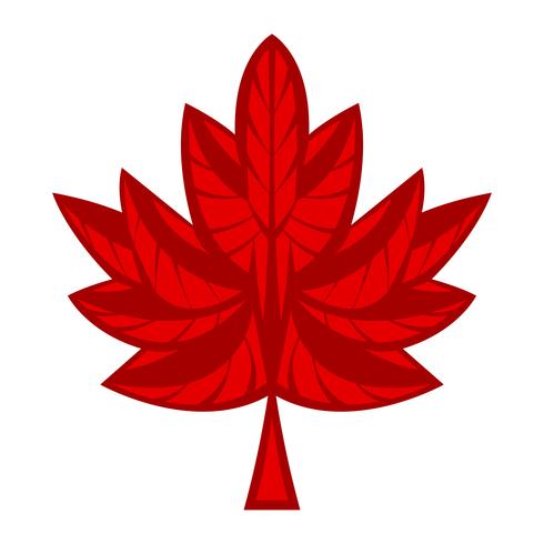 Autumn Maple Leaf-Vektor-Logo vektor